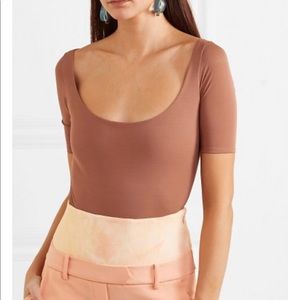 COPY - NWT Acne Studios Brown Ellora Stretch-Jersey Bodysuit - Size Medium